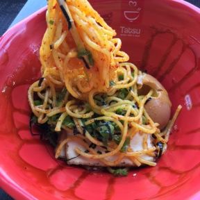 Gluten-free ramen with noodles from Tatsu Ramen